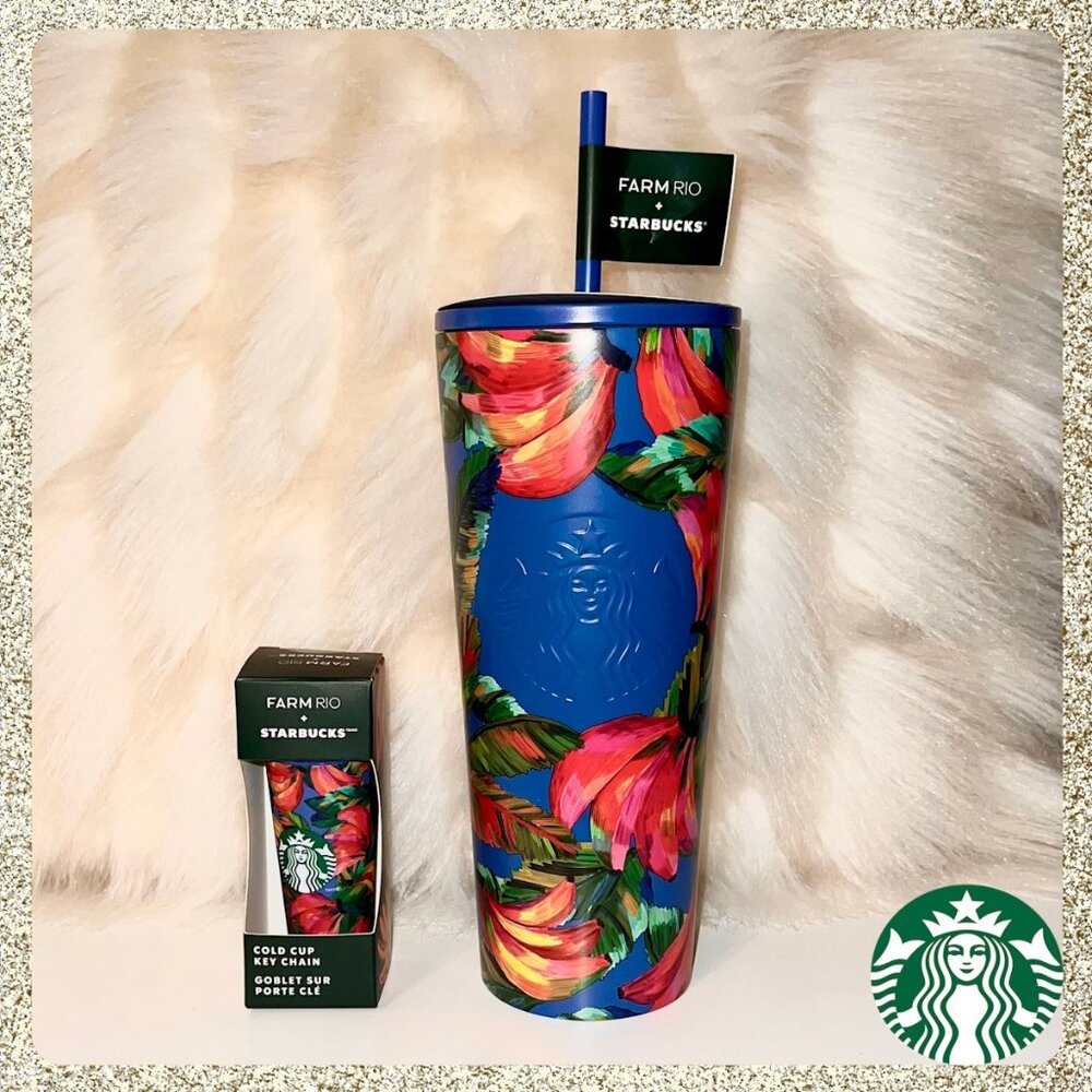 🍌 2025 Starbucks x Farm RIO Banana Mix 2 Piece Set NWT/NIB